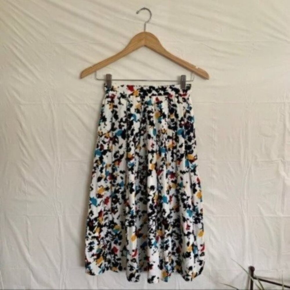 Vintage Rafaella high waisted petite midi skirt